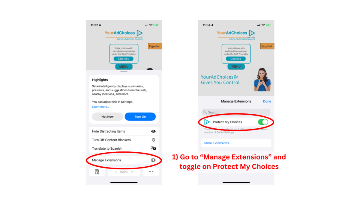 Manage Extensions
